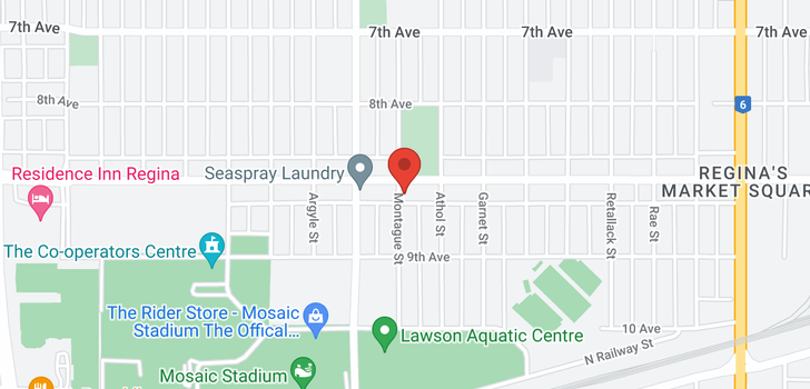 map of 3337 Dewdney AVE